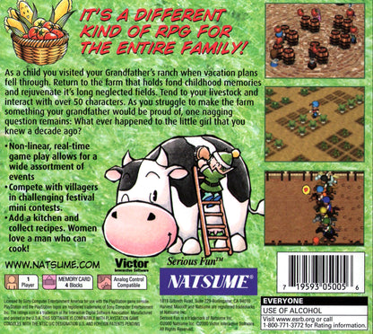 Harvest Moon Back to Nature - Playstation