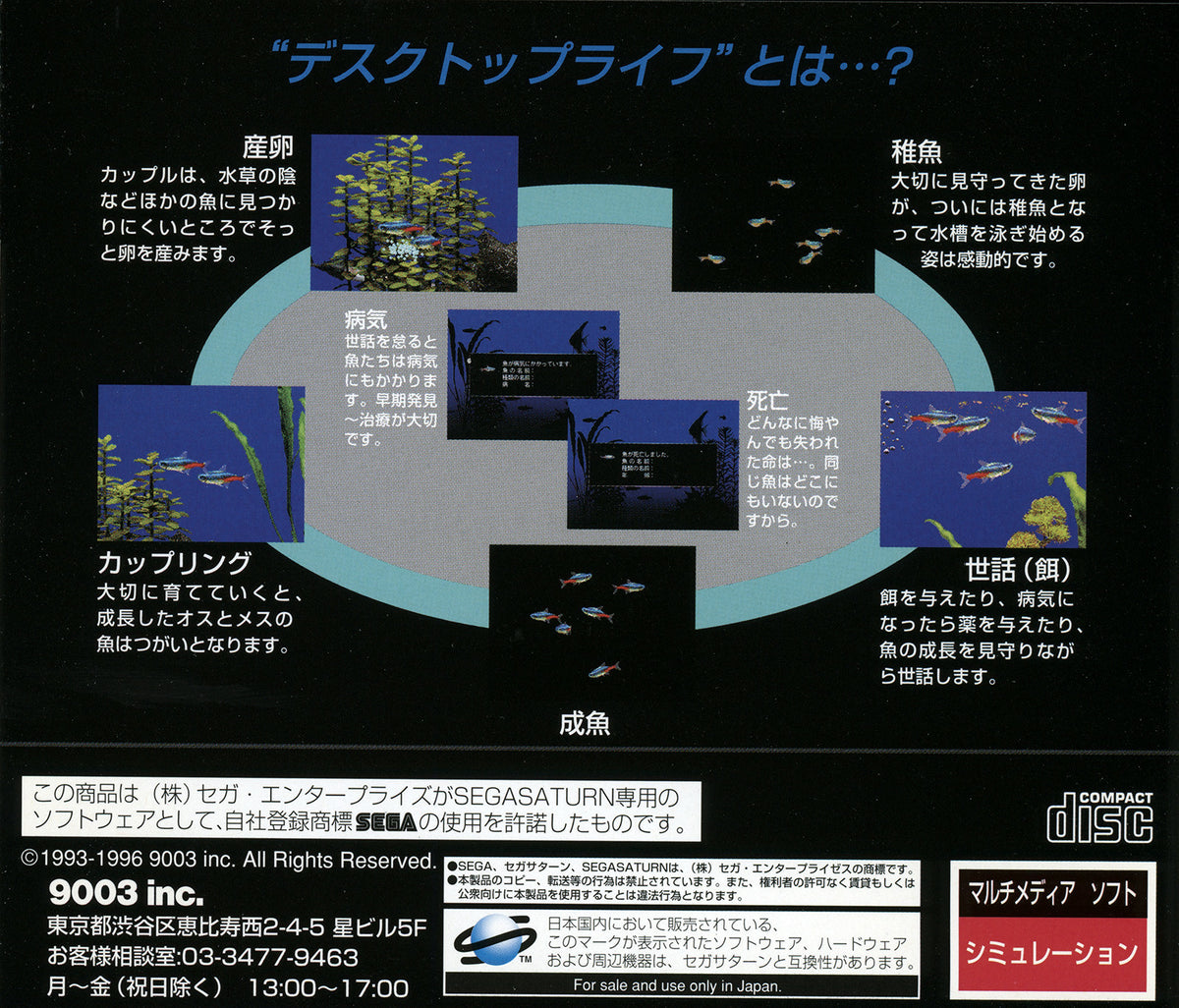 Aquazone Desktop Life - JP Sega Saturn