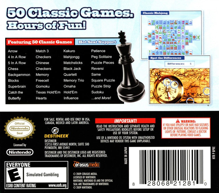 50 Classic Games - Nintendo DS – Retro Island Gaming