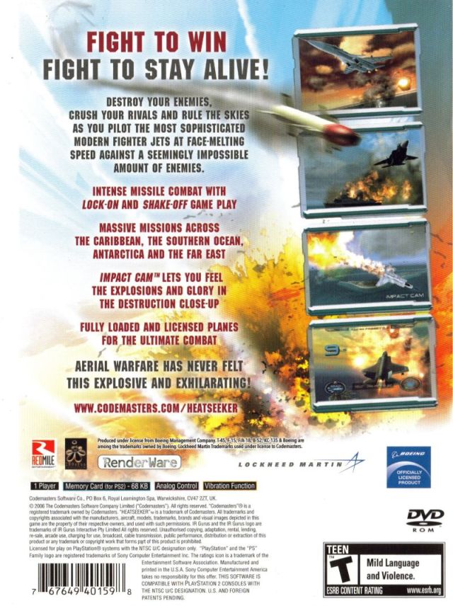 Heatseeker - Playstation 2