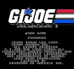 G.I. Joe: A Real American Hero - NES