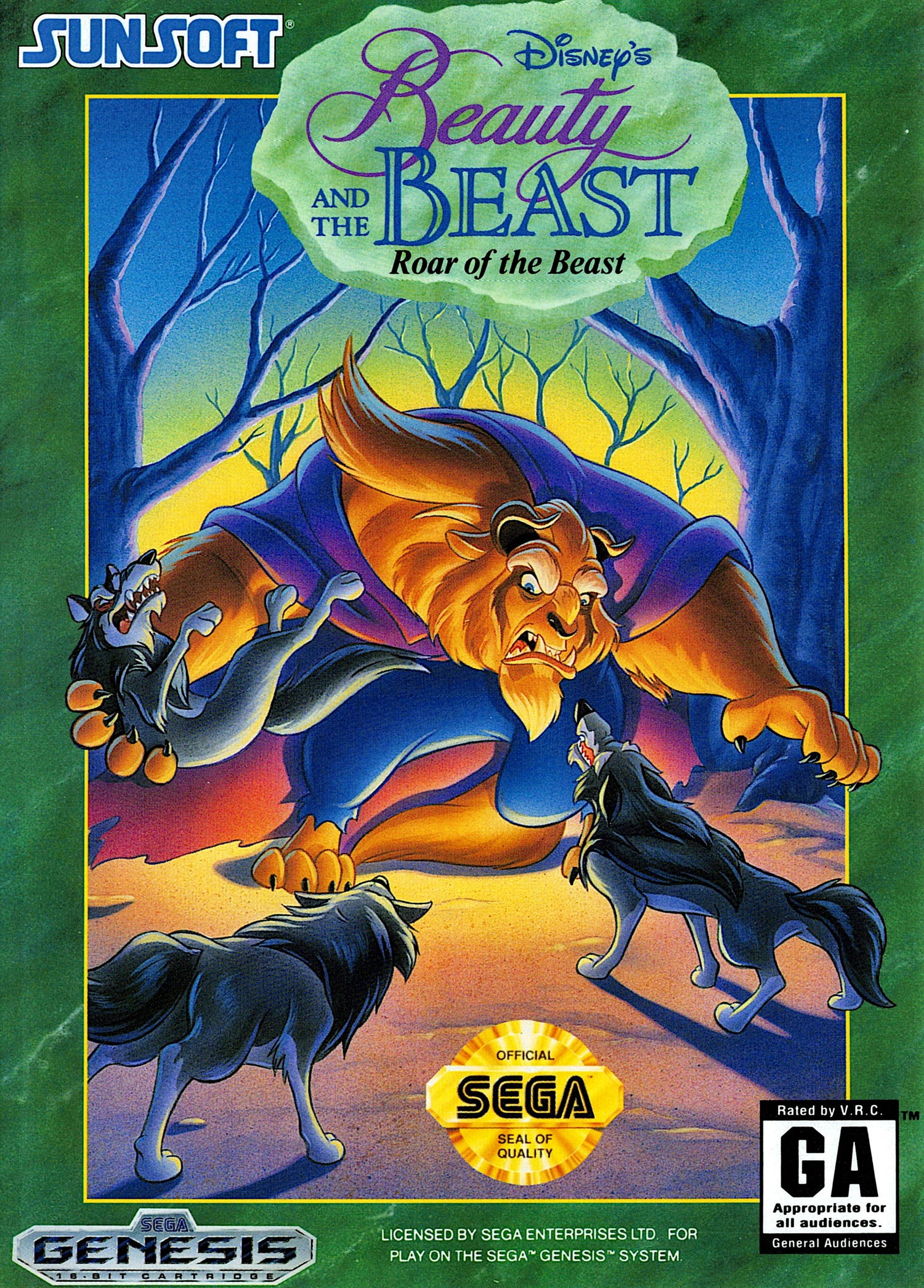 Beauty and the Beast: Roar of the Beast - Sega Genesis