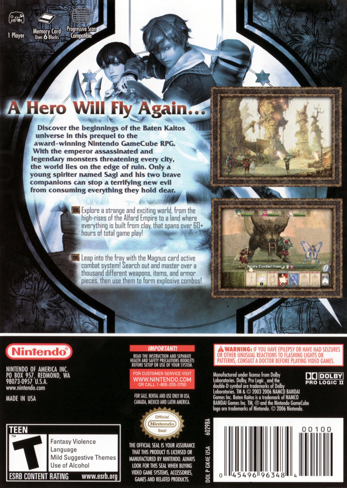 Baten Kaitos Origins - Gamecube - Retro Island Gaming