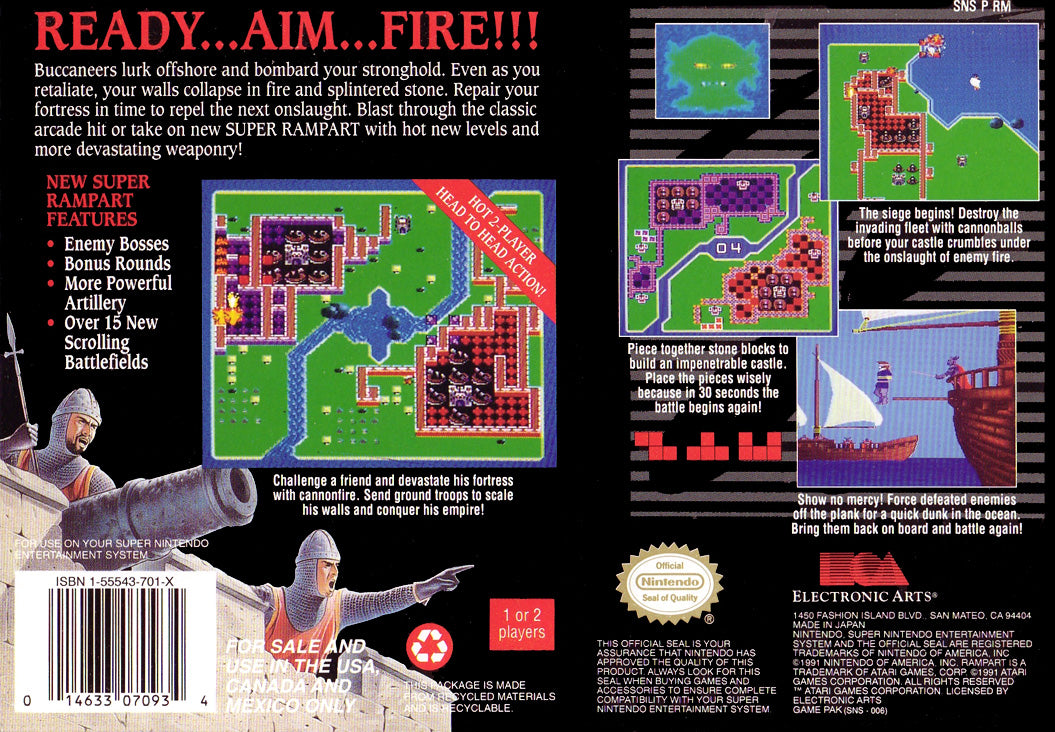 Rampart - Super Nintendo