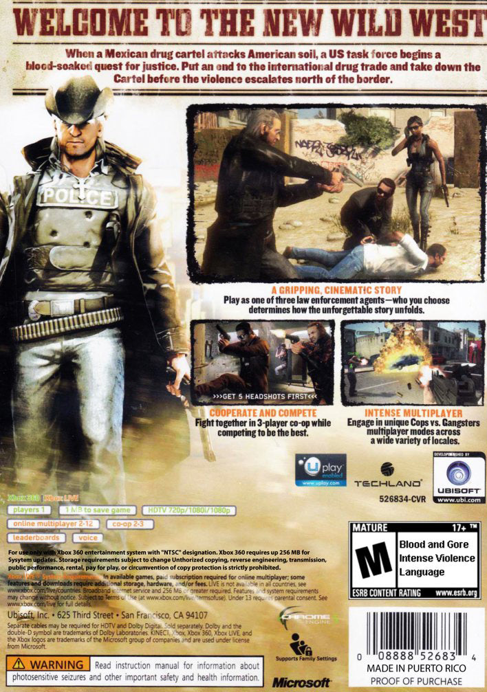 Call of Juarez: The Cartel - Xbox 360 - Retro Island Gaming