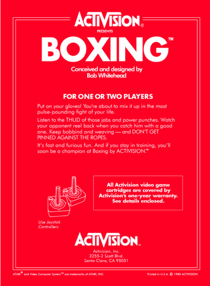 Boxing - Atari 2600 - Retro Island Gaming