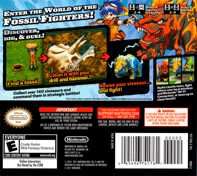 Fossil Fighters Champions - Nintendo DS