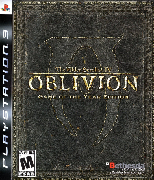 Elder Scrolls IV Oblivion [Game of the Year] - Playstation 3 - Retro Island Gaming