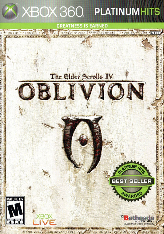 Elder Scrolls IV Oblivion [Platinum Hits] - Xbox 360 - Retro Island Gaming