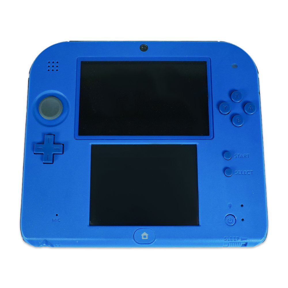 Electric Blue Nintendo 2DS System - Certified Tested & Cleaned - Retro Island Gaming
