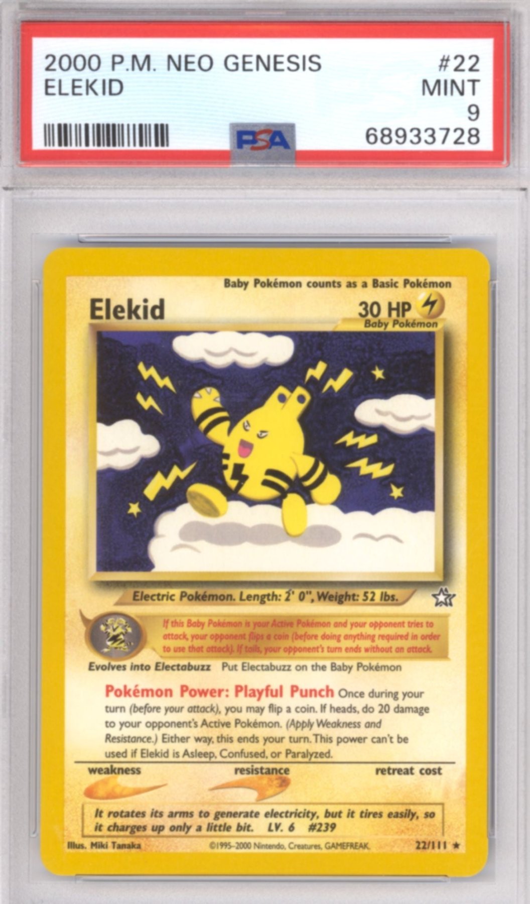 Elekid #22 - Pokemon Neo Genesis - Retro Island Gaming