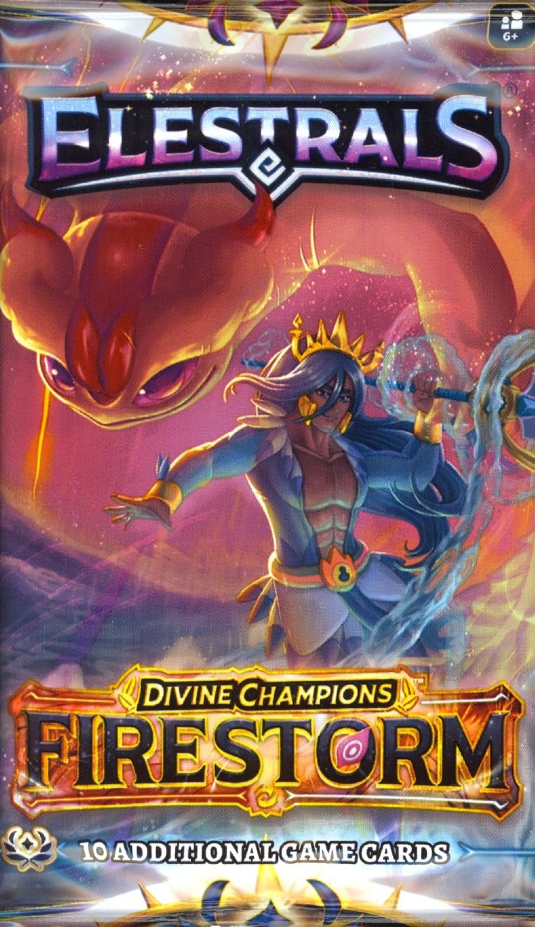 Elestrals Trading Card Game: Firestorm Booster Pack - Retro Island Gaming