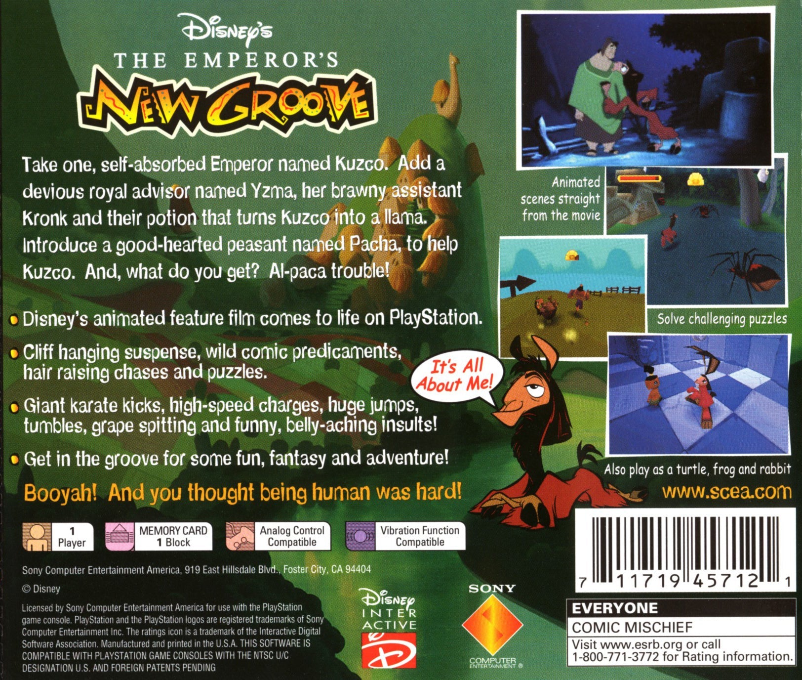 Emperor's New Groove - Playstation - Retro Island Gaming