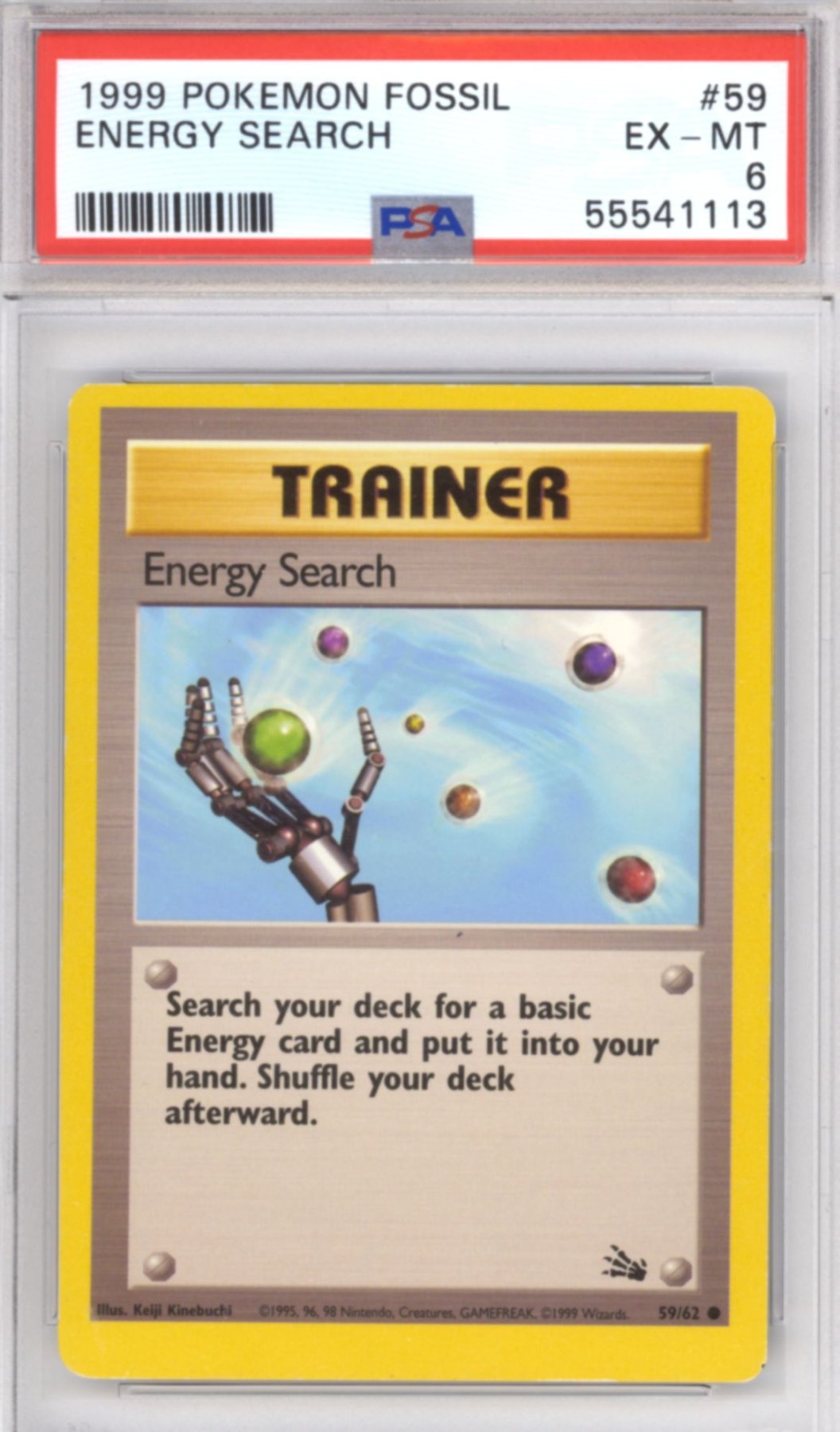 Energy Search #59 - Pokemon Fossil - Retro Island Gaming