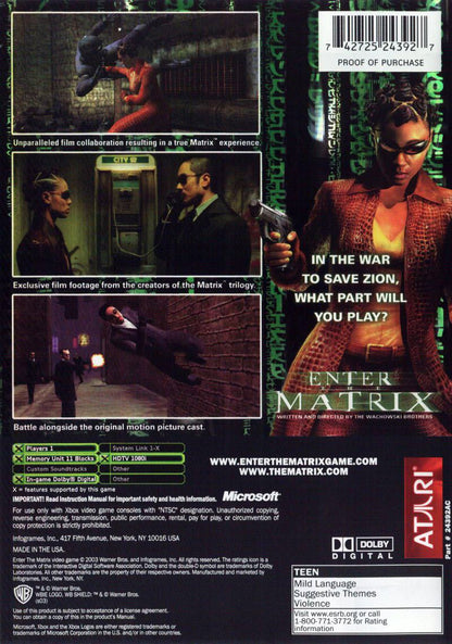 Enter the Matrix - Xbox - Retro Island Gaming