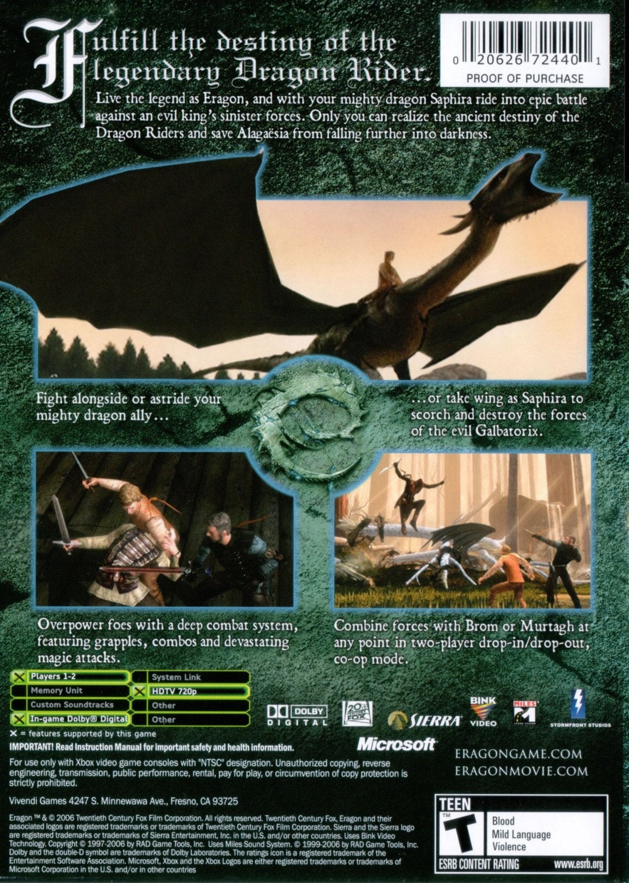 Eragon - Xbox - Retro Island Gaming