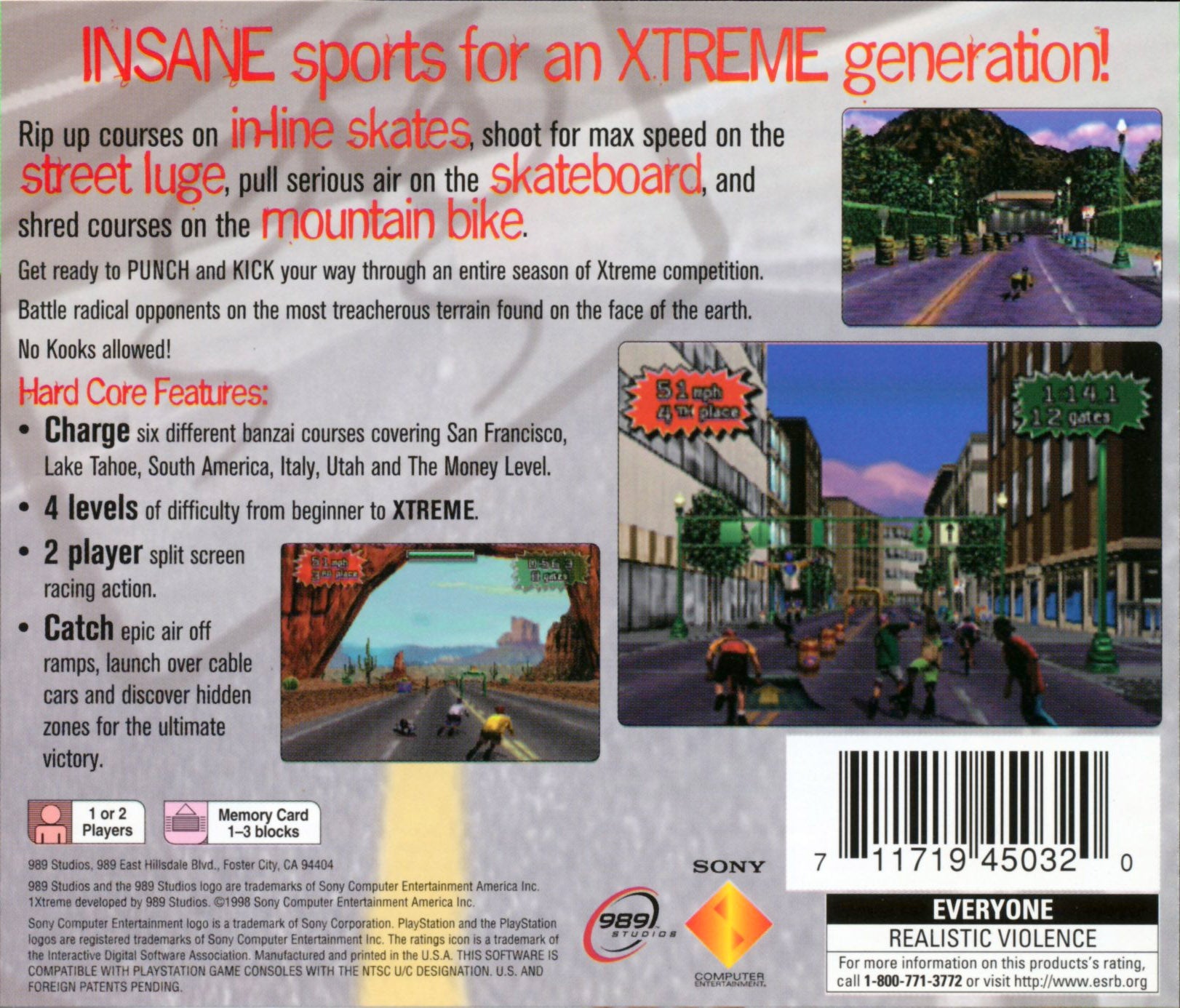 ESPN Extreme Games - Playstation - Retro Island Gaming