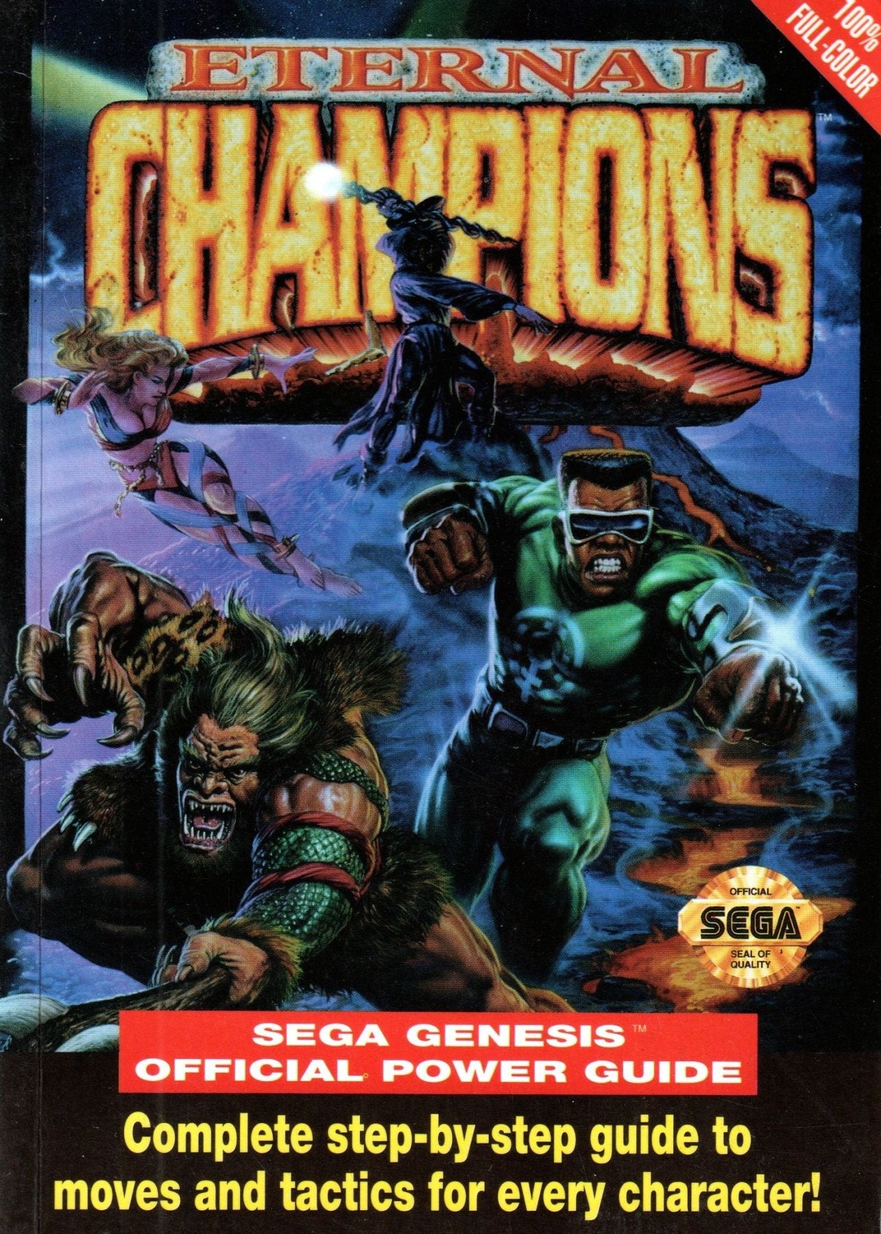 Eternal Champions: Sega Genesis Official Power Guide - Guide Book - Retro Island Gaming