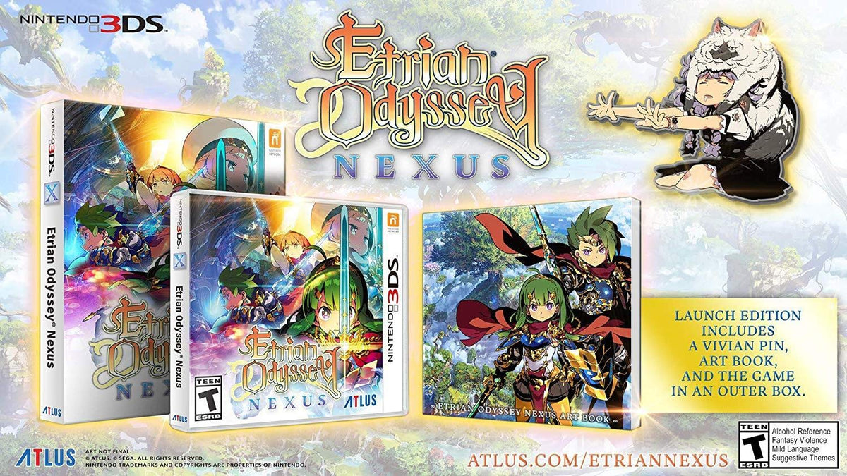 Etrian Odyssey Nexus [Launch Edition] - Nintendo 3DS - Retro Island Gaming