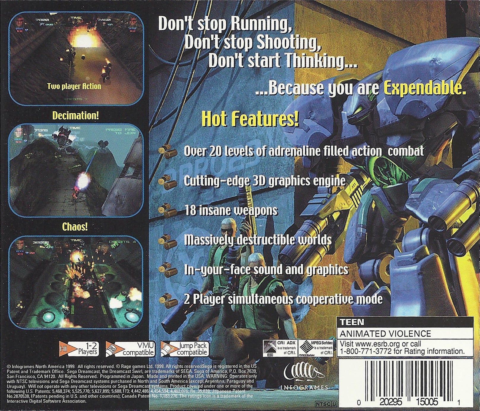 Expendable - Sega Dreamcast - Retro Island Gaming
