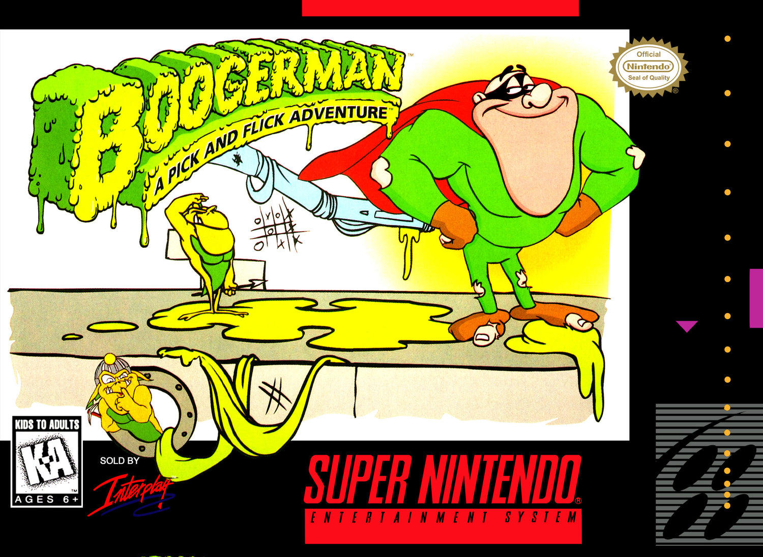 Boogerman A Pick and Flick Adventure - Super Nintendo