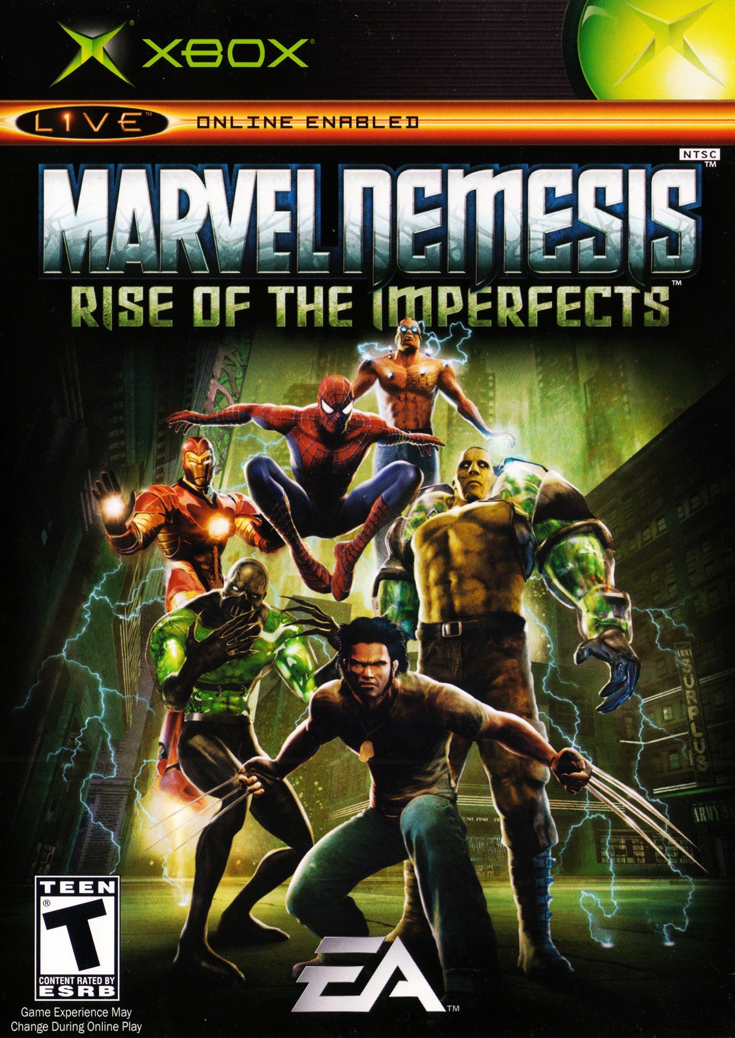 Marvel Nemesis Rise of the Imperfects - Xbox
