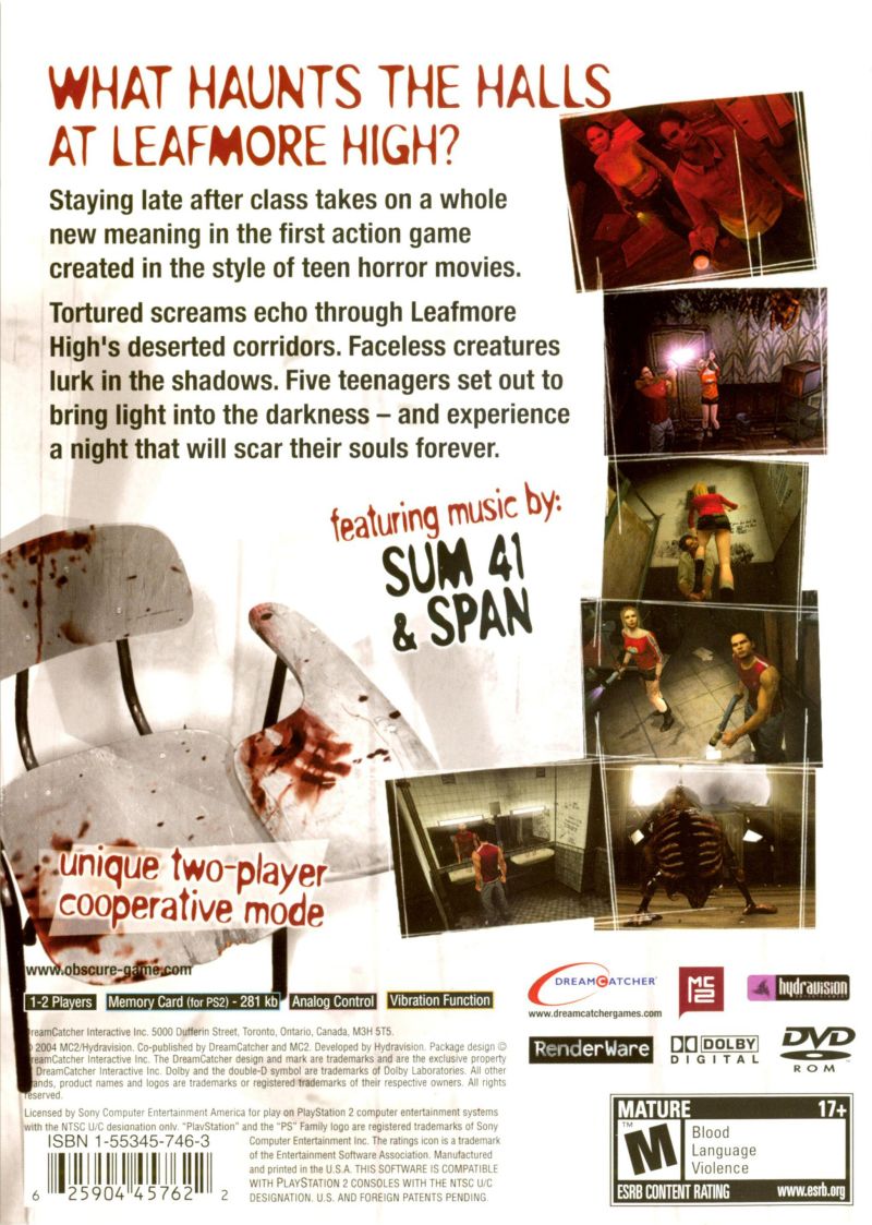 Obscure - Playstation 2