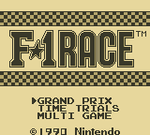 F1 Race [Player's Choice] - GameBoy - Retro Island Gaming