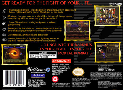 Mortal Kombat 3 - Super Nintendo - Retro Island Gaming