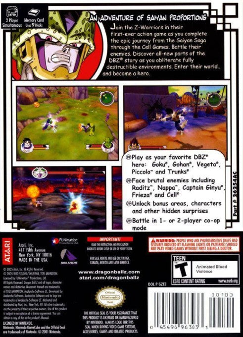 Dragon Ball Z Sagas - Gamecube