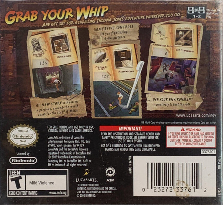 Indiana Jones and the Staff of Kings - Nintendo DS