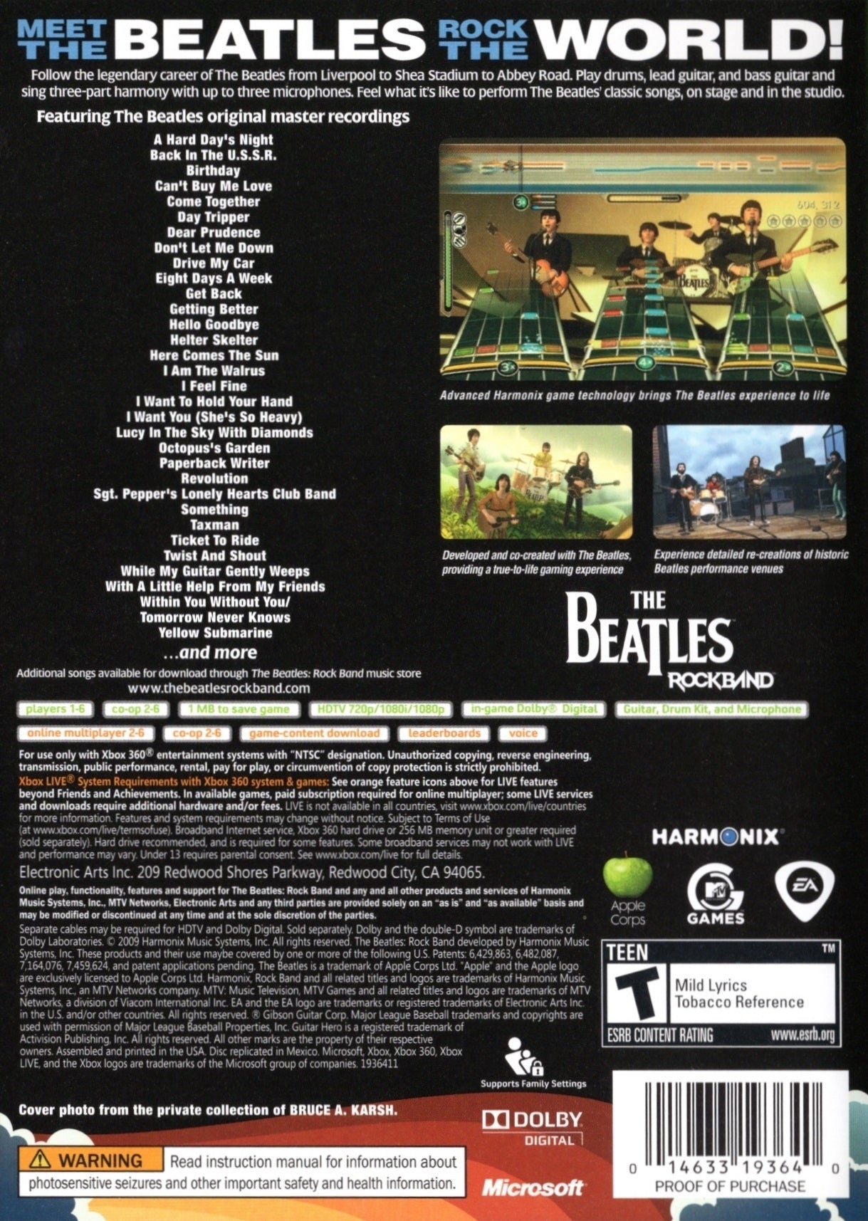 The Beatles: Rock Band - Xbox 360