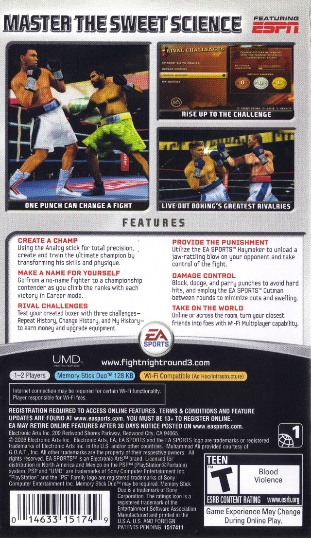 Fight Night Round 3 - PSP