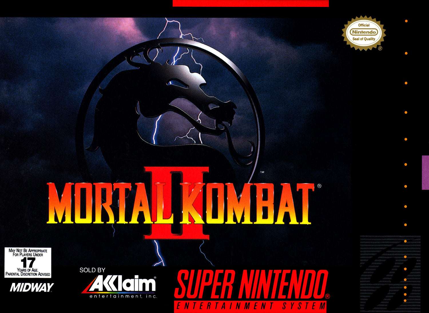 Mortal Kombat II - Super Nintendo