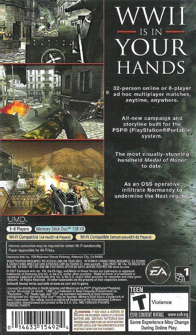 Medal of Honor Heroes 2 - PSP