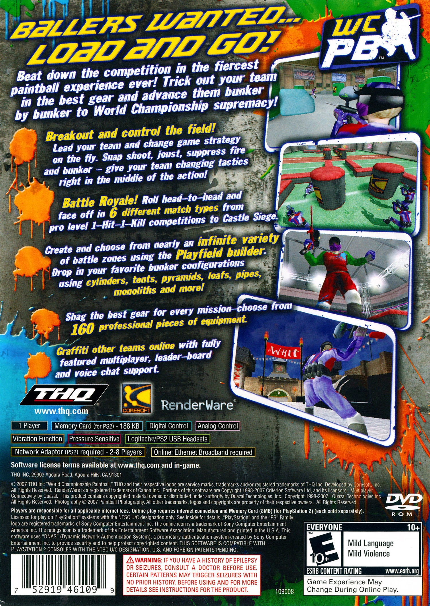World Championship Paintball - Playstation 2