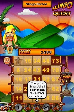 Slingo Quest - Nintendo DS