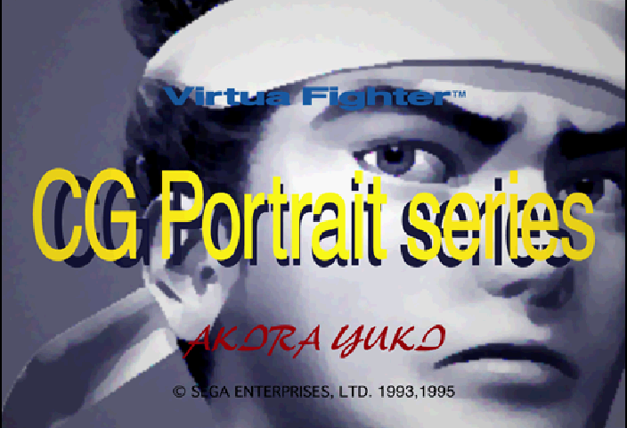 Virtua Fighter CG Portrait Series Vol. 3: Akira Yuki - JP Sega Saturn
