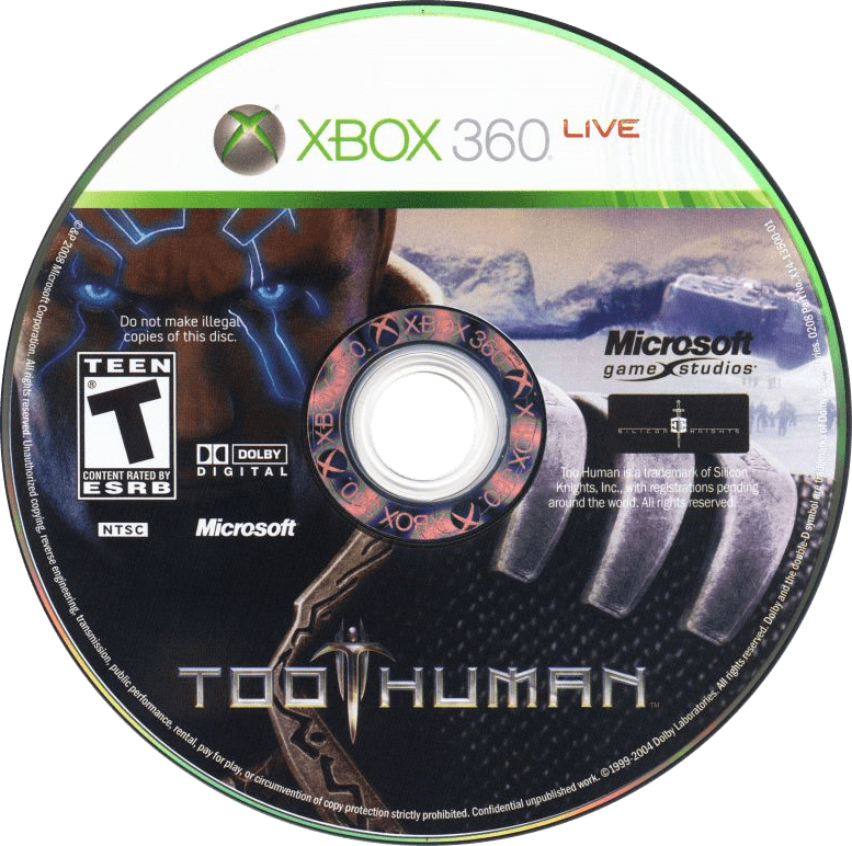 Xbox 360 Inhuman Too Human - Xbox 360 – Retro Island Gaming