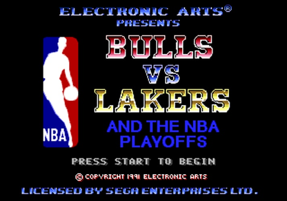 Bulls vs Lakers and the NBA Playoffs - Sega Genesis - Retro Island Gaming