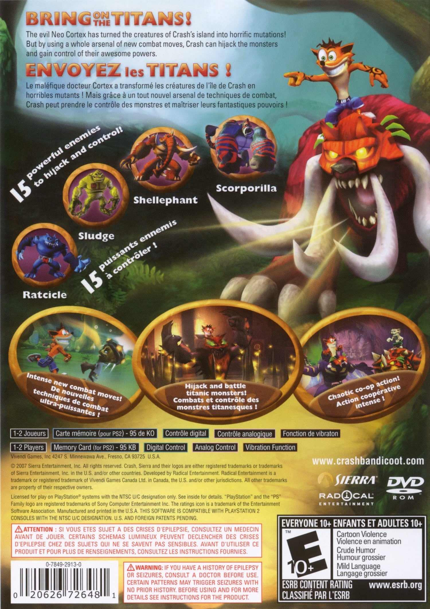 Crash of the Titans - Playstation 2