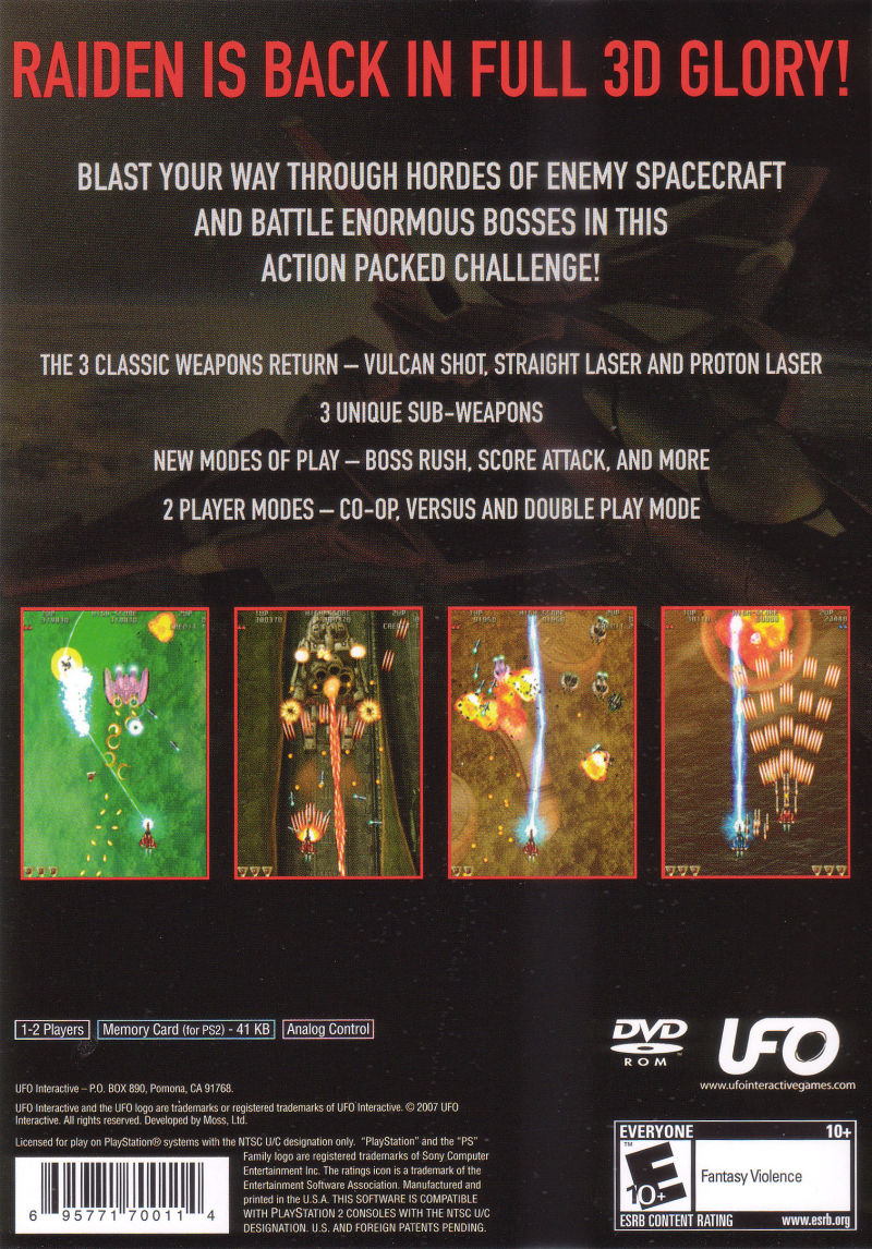 Raiden III - Playstation 2
