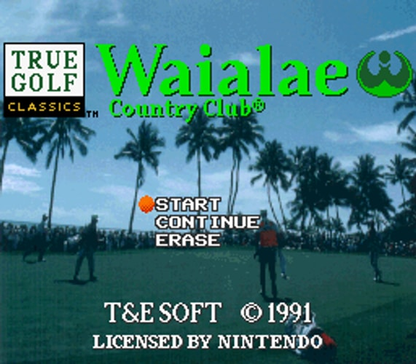 Waialae Country Club - Super Nintendo - Retro Island Gaming