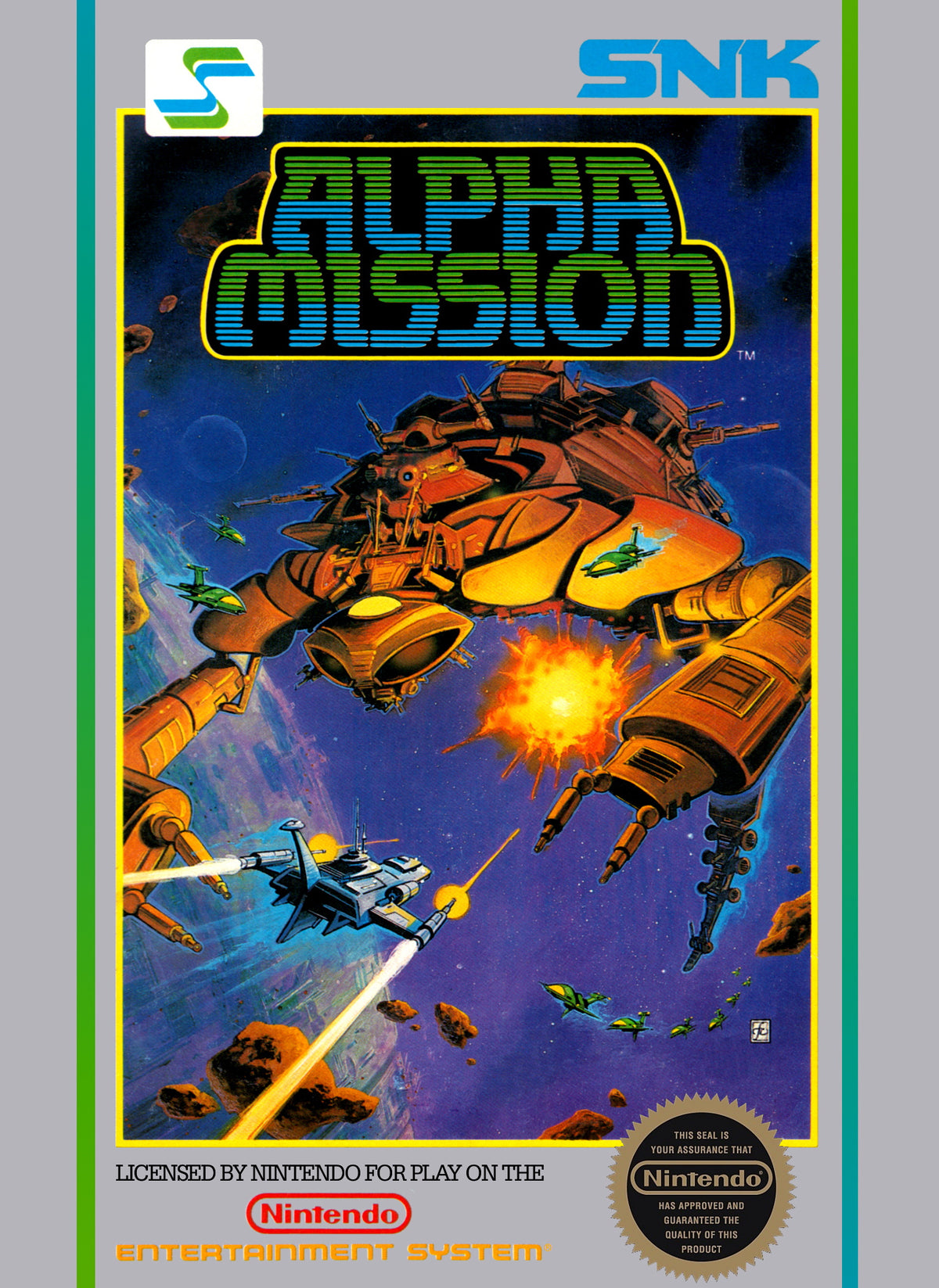 Alpha Mission [5 Screw] - NES - Retro Island Gaming
