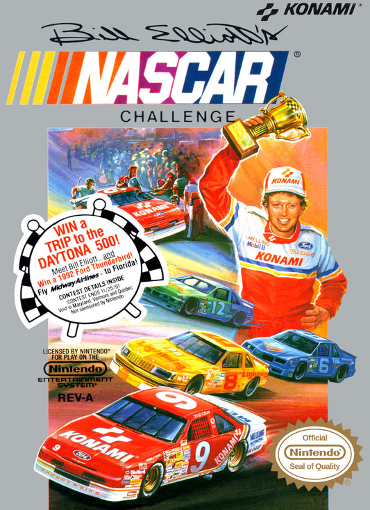 Bill Elliott's NASCAR Challenge - NES - Retro Island Gaming