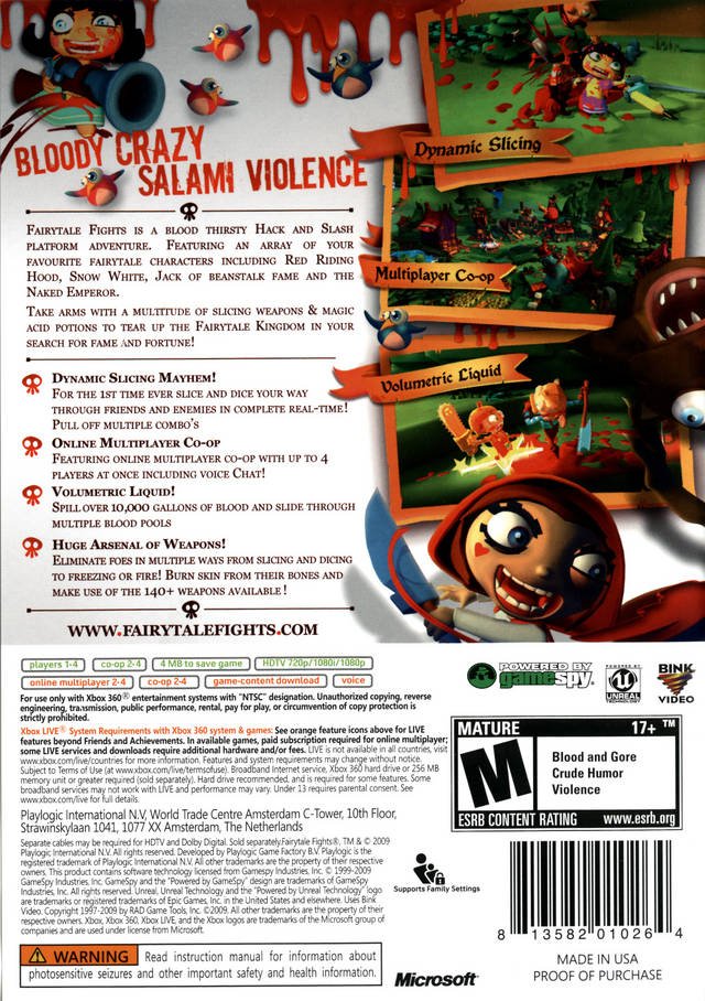 Fairytale Fights - Xbox 360 - Retro Island Gaming