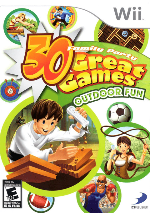 Family Party: 30 Great Games Outdoor Fun - Wii - Retro Island Gaming