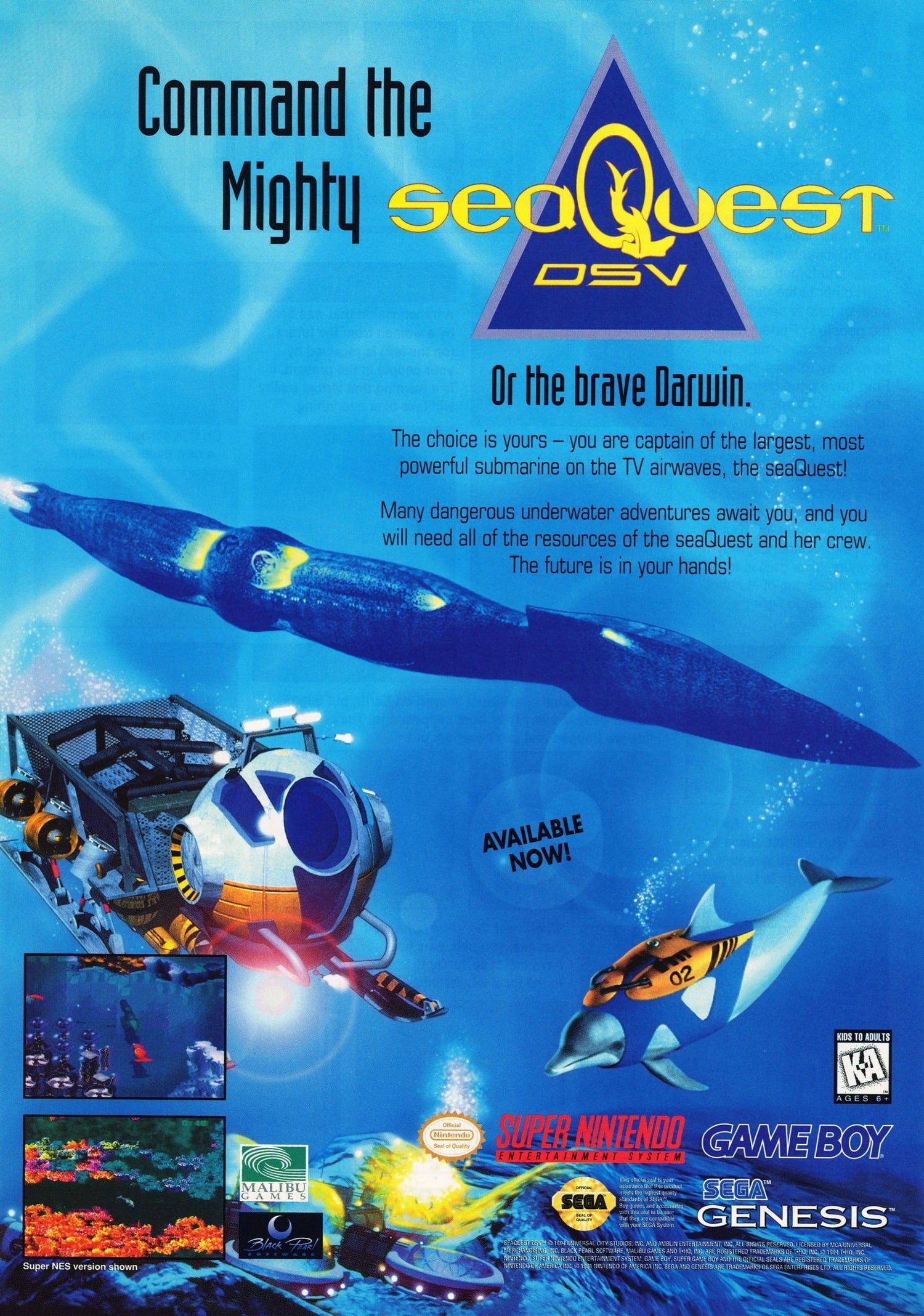 Sea Quest DSV - Super Nintendo - Retro Island Gaming