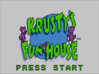 Krusty's Fun House - Sega Game Gear