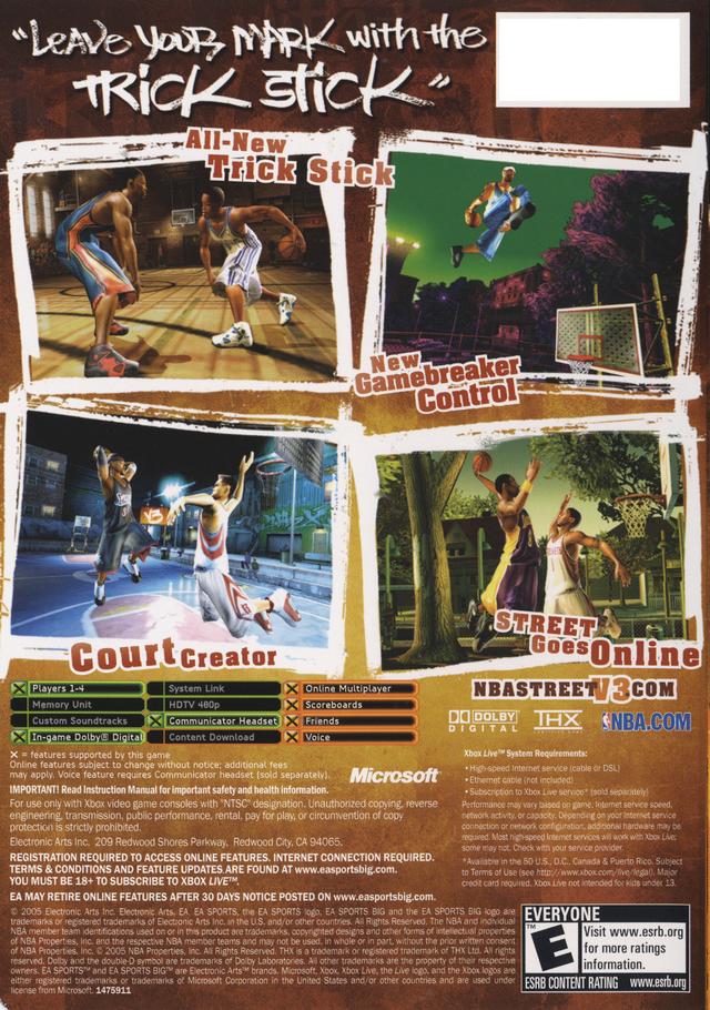 NBA Street Vol 3 - Xbox
